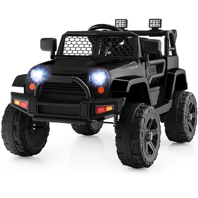 Costway 12V Kids Ride On Truck Car Electric Vehicle Remote w Music Light Black