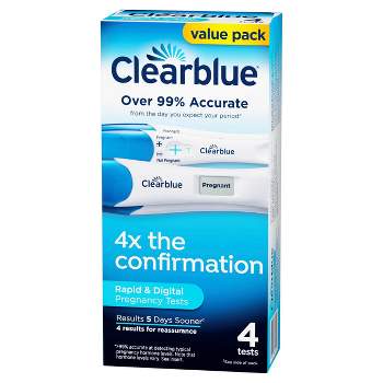 Clearblue Digital & Rapid Pregnancy Tests - 4ct
