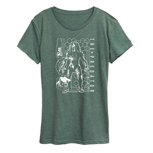 Women's - Predator - Digital Alien Diagram Short Sleeve Graphic T-Shirt - 1 of 4