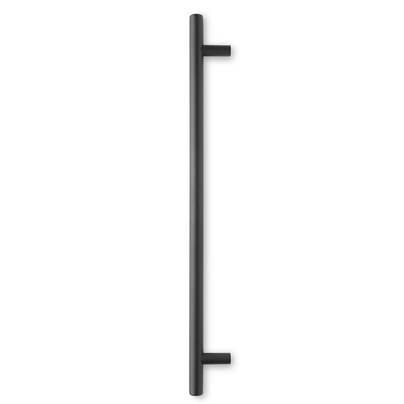 Cauldham Solid Stainless Steel Euro Cabinet Pull Matte Black (10" Hole Centers) - 10 Pack, 5 of 8