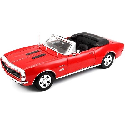 1967 Chevrolet Camaro Ss 396 Convertible Red 1/18 Diecast Model Car By  Maisto : Target