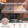 Vynxaria 12' x 10' Retractable Awning - Versatile Sunshade for Outdoor Comfort - 4 of 4
