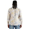Campus Sutra Men Men's EcoLiva Grey & Yellow Minimal Lined Shirt - 2 of 4