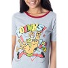 Seven Times Six Scooby-Doo Juniors Zoinks Ruh Roh Ringer T-Shirt Grey - image 2 of 4