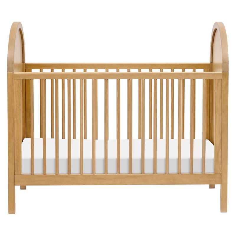 Babyletto Bondi Cane 3-in-1 Convertible Crib with Toddler Bed Kit - Honey/Natural Cane, 3 of 15