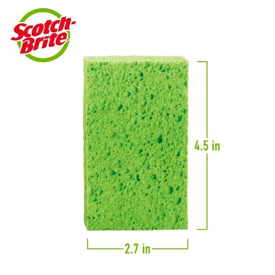 Scotch-Brite Multi-Purpose Sponges - 4pk: Cellulose Material, Cleaning Tools and Accessories