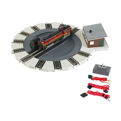 Bachmann Trains 46799 N Scale 1:187 Motorized Electric Train EZ Track Turntable with DCC Equipped NMRA Decoder and Motorized Gear, 9 x 7.5 inch