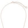SHINE by Sterling Forever Sterling Silver Half Circle Pendant Necklace - 4 of 4