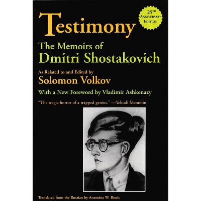 Testimony - (Limelight) 8th Edition by  Solomon Volkov (Paperback)