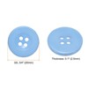 Unique Bargains Resin Craft DIY Round Flat 4-Hole Replacement Sewing Buttons 10 Pcs - 2 of 4