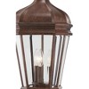 Minka Lavery Rustic Outdoor Post Light Fixture Vintage Rust 25" Beveled Glass Shade for Exterior Barn Deck House Porch Yard Patio - 3 of 3
