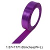 Unique Bargains Ribbons for Crafts Silk-Satin Blend for Bows & DIY Decor Polyester 866.14"x0.79" 1 Pcs - 3 of 4
