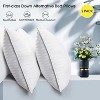 Aghana Digitals King Size Down Alternative Pillows Set of 2, Hotel Collection - 3 of 4