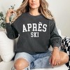 Simply Sage Market Women's Garment Dyed Graphic Sweatshirt Apres Ski University - 2 of 3