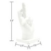 Adam & Friends Fingers Crossed Sculpture - 4 of 4