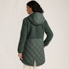 Lands' End Women's High Pile Quilted Mixed Media Parka - 2 of 4