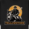 Men's - Yellowstone - RIP Riding On Horse Graphic Fleece Sweatshirt - 2 of 4