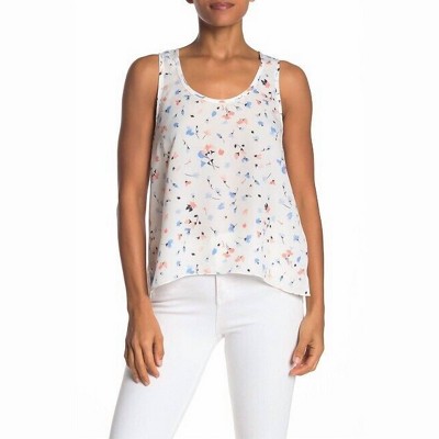 Women's Erla Side Slit Floral Print Sleeveless Blouse - Joie