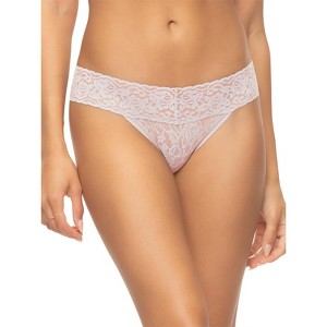 Felina Signature Stretchy Lace Low Rise Thong | Panty - 1 of 2