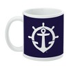 University of Portland Pilots Logo Ceramic Coffee Mug Novelty Gift Mugs for Coffee Tea and Hot Drinks 11oz White - 3 of 4
