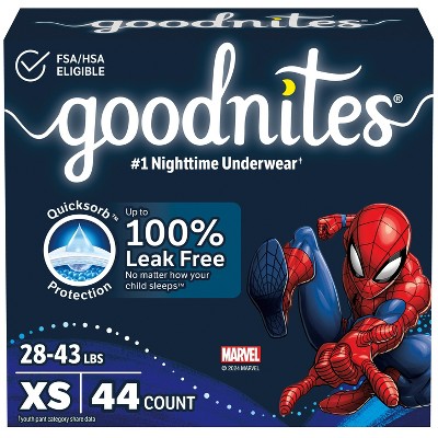 Goodnites Boys' Nighttime Underwear - (Select Size and Count)