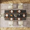 Okak Vintage Wood Large Executive Desk Rectangle Dining Table,Long Modern Kitchen Dinner Table for Dining Room,Breakfast Nook - 4 of 4
