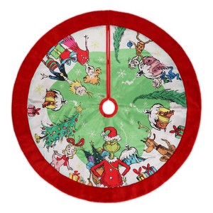 The Grinch Who Stole Christmas 48 inch Printed Tree Skirt - 1 of 3