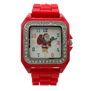 Olivia Pratt Merry Christmas Silicone Band Themed Women Watch - 1 of 3