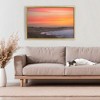 Stupell Industries Orange Sunset over Shoreline Floating Frame Canvas Art - 3 of 4