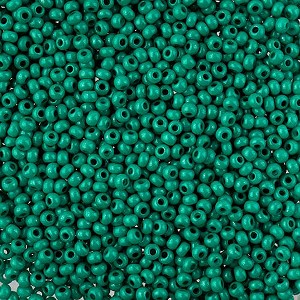 John Bead Czech Glass Seed Beads 10/0 Vial Terra Intensive Dark Green, 22g - 1 of 2