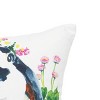 C&F Home 10" x 10" Bunny & Ducks Easter Spring Themed Printed Small/Petite Accent Throw Pillow - 3 of 4