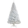 Nearly Natural 9-ft White Artificial Christmas Tree with 1860 Bendable Branches and 650 LED Lights - 3 of 4
