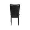 Asian Hardwood Solids and Engineered Wood Parsons Chair (Set of 2) with Tufted and Pleated Back, Corner-Blocked Construction - 4 of 4