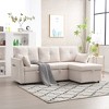 TiramisuBest Furniture, Modular Sectional Sofa with Storage, Sideboard Buffet Style Design for Living Room - 3 of 4