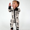 tiny knot co. Newborn, Infant Gender Neutral Buttery Soft Convertible Romper Foldover Mittens & Footies with Grippers TENCEL Modal One Piece Pajamas - 4 of 4