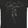 Batman Monochromatic Art Black T-Shirt Toddler Boy to Youth Boy - image 2 of 3