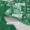 Christmas Area Rugs for Living Room Bedroom Scalloped Edge Xmas Festive Winter Decor Rug Soft Low Pile Non-Slip Rug - 4 of 4