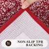 BAGOKIE 3 Piece Microfiber Bathroom Rug Set - 2 of 4