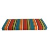 Blazing Needles, 42-inch by 19-inch Patterned Outdoor Spun Polyester Loveseat Cushion - 2 of 3