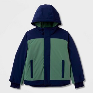 Kids' Waterproof Snow Sport Jacket - All in Motion™ Navy Blue