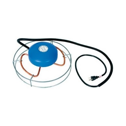 Farm Innovators 1500 Watts Patented Cast Aluminum Convert-able Tank De-icer  With 6 Foot Grounded Cord And Heavy-duty Anti-chew Cord Protector : Target