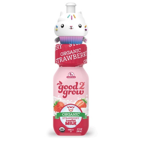 Good2grow Organic Strawberry Milk - 8 Fl Oz Bottle : Target