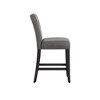 Set of 2 Phelan Keyhold Counter Height Barstool Smoke - InspireQ - 4 of 4