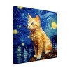 Trademark Fine Art - Ivan Guaderrama Nights Gentle Whiskers Canvas Art - 4 of 4