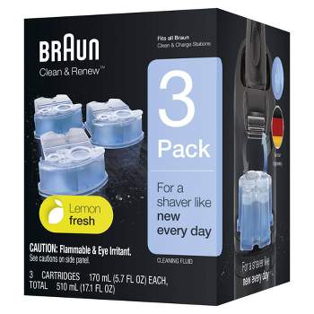 Braun Clean & Renew Refill Cartridges for Clean & Charge Systems CCR - 3pk
