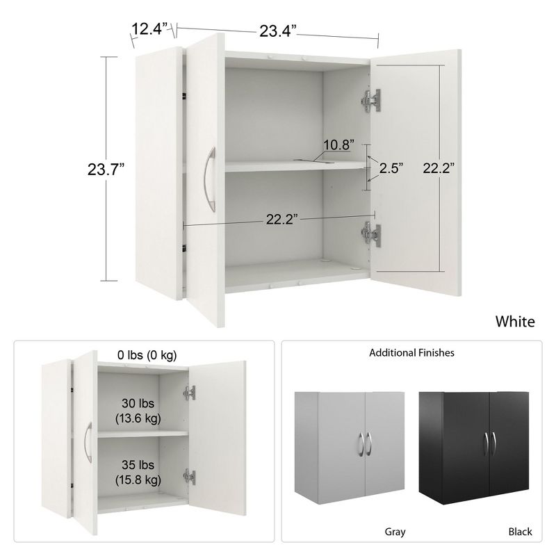 RealRooms Basin 24" Wall Storage Cabinet, 5 of 10