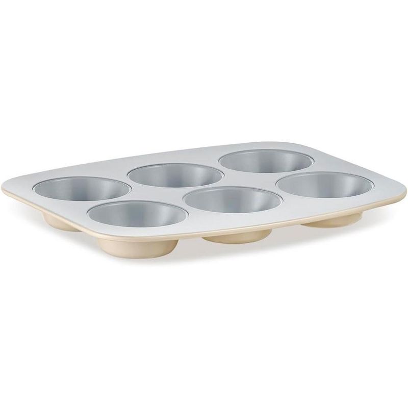Bakken Swiss 6-Cup Cake/Muffin Pan Set - Aluminized Steel with Ceramic Non-Stick Coating - Proper Size for Versatile Baking, 1 of 2