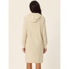 INSPIRE CHIC Womens' Casual Pullover Sweatshirt Long Sleeve Hoodie Dress with Pockets - 4 of 4
