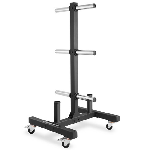 Gym plate rack outlet stand