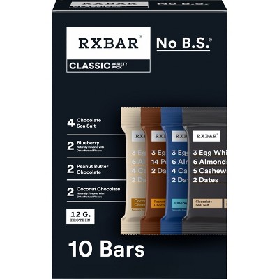 RXBAR Protein Bars Variety Pack - 10ct